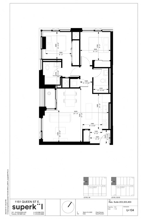 floor plan of the upper level of the house